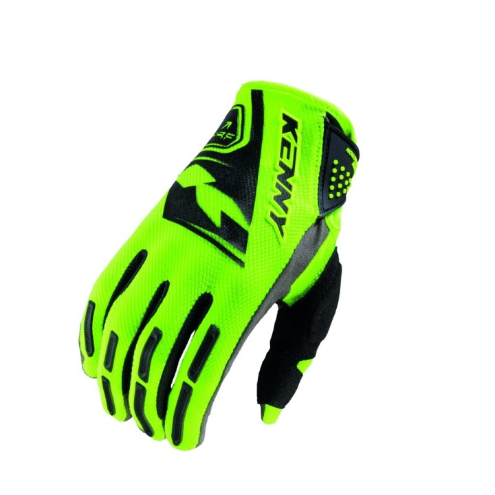 KENNY RACING RĘKAWICE CROSS/ENDURO PERFORMANCE KID/JUNIOR/DZIECIĘCE NEON YELLOW