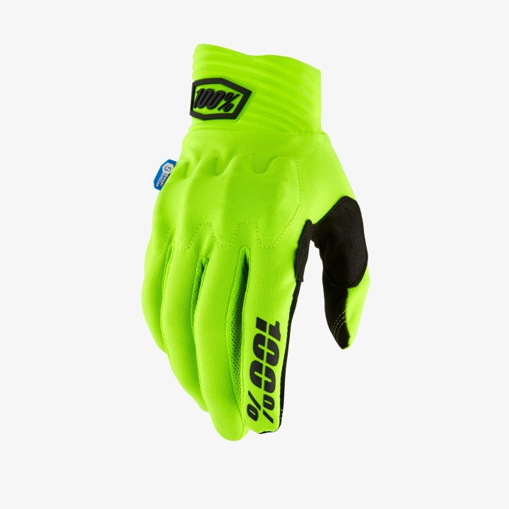 100 PROCENT RĘKAWICE CROSS/ENDURO COGNITO SMART SHOCK FLUO YELLOW
