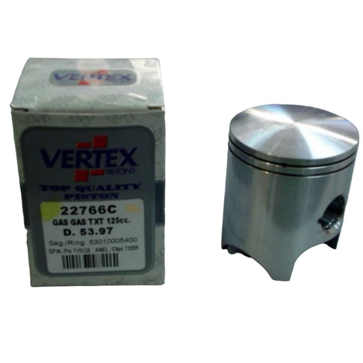 Silnik VERTEX tłok gas gas 125 txt '02-'21 (53,95MM) (std.) (pierścienie 53009805400 x 2 szt.)