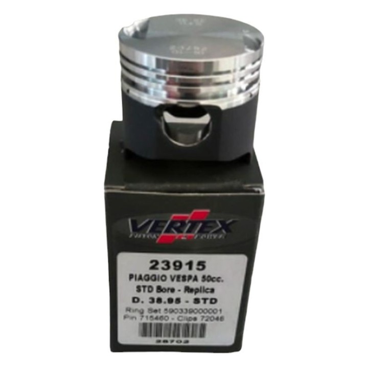 Silnik VERTEX tłok piaggio vespa liberty 50, zip 50, aprilia scarabeo 50 (4T) (38,95MM) (std.)