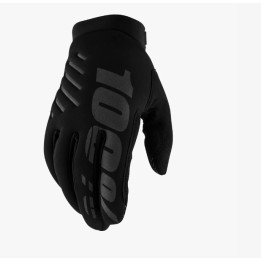 100 PROCENT RĘKAWICE CROSS/ENDURO BRISKER YOUTH JUNIOR SOFTSHELL BLACK/GREY