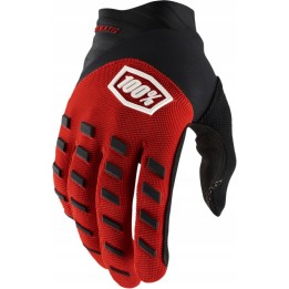 100 PROCENT RĘKAWICE CROSS/ENDURO AIRMATIC RED/BLACK