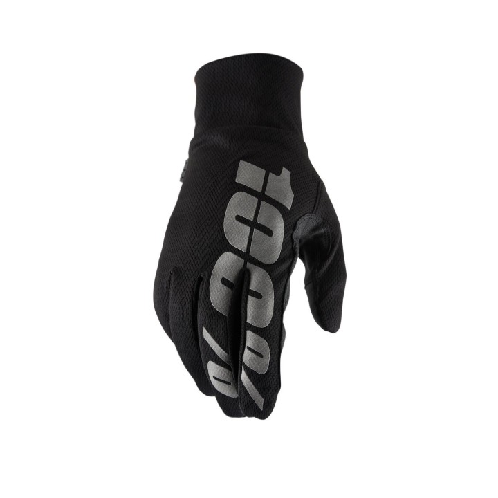 100 PROCENT RĘKAWICE ZIMOWE CROSS/ENDURO HYDROMATIC BLACK (WODOODPORNE)