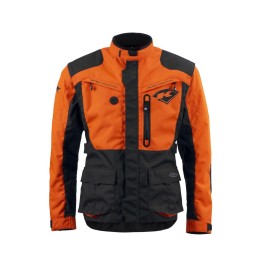 KENNY RACING KURTKA ADVENTURE/ENDURO MODEL TITANIUM ORANGE/BLACK