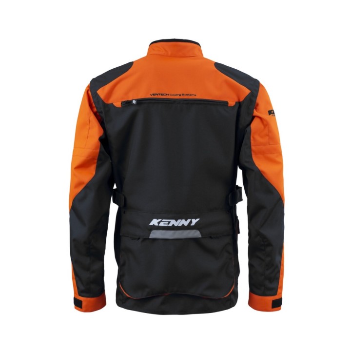 KENNY RACING KURTKA ADVENTURE/ENDURO MODEL TITANIUM ORANGE/BLACK