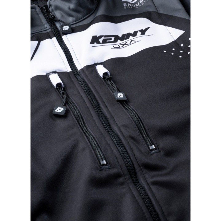 KENNY RACING KURTKA ADVENTURE/ENDURO MODEL SOFTSHELL GREY