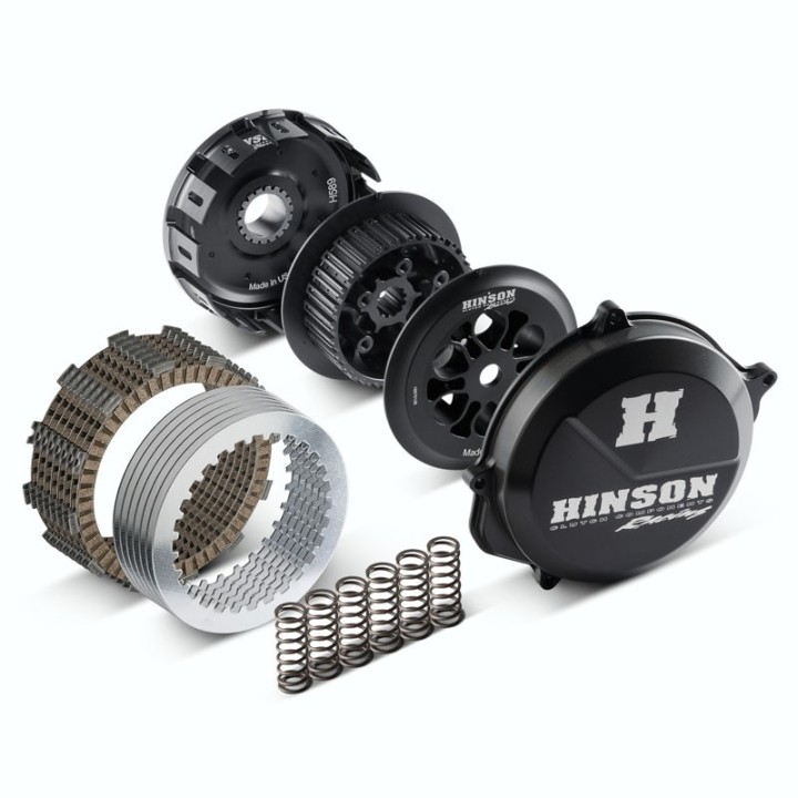 Silnik HINSON zestaw sprzęgła honda crf 250R '22-'26; crf 250RWE '25; crf 250RX '22-'26 (complete billetproof conventional clut…