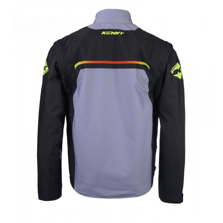 KENNY RACING KURTKA ADVENTURE/ENDURO MODEL TRACK GREY/NEON YELLOW