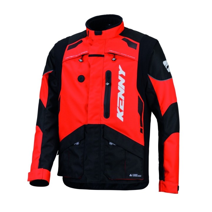 KENNY RACING KURTKA ADVENTURE/ENDURO TITANIUM ORANGE