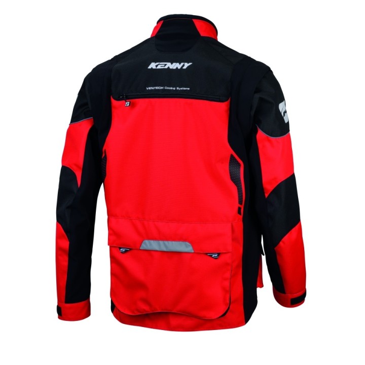 KENNY RACING KURTKA ADVENTURE/ENDURO TITANIUM RED