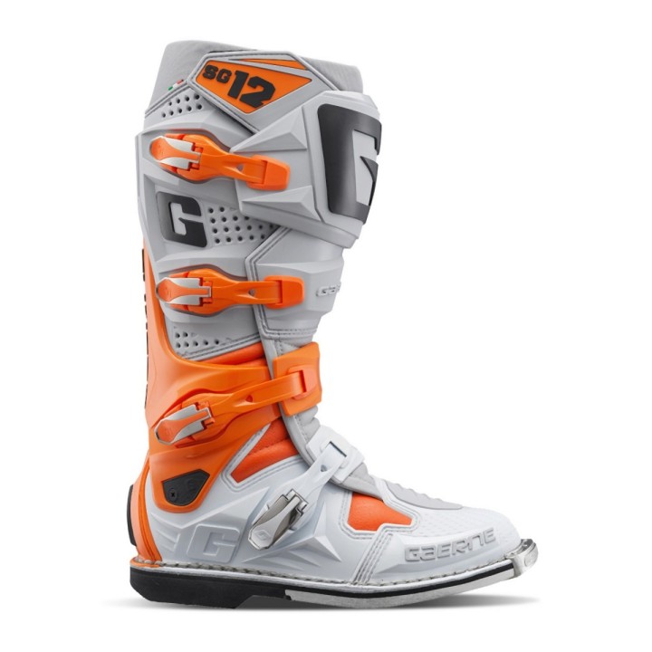 GAERNE BUTY CROSS/ENDURO MODEL SG-12 WHITE/ORANGE/GREY