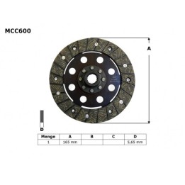 Silnik TRW zf tarcza sprzęgłowa bmw R45 81-86, r 65 85-93, r 80 / 100 80-96, (EBS6601)