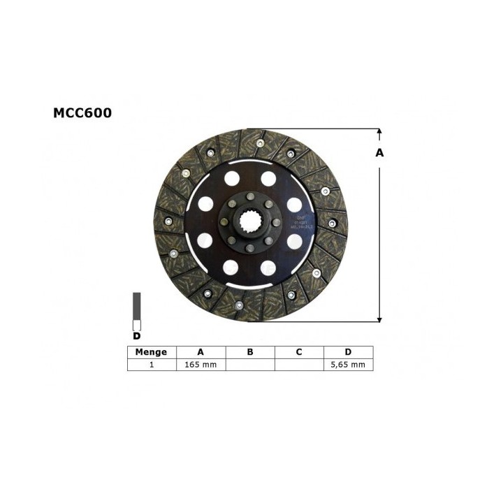 Silnik TRW zf tarcza sprzęgłowa bmw R45 81-86, r 65 85-93, r 80 / 100 80-96, (EBS6601)