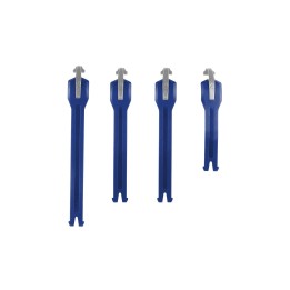 LEATT ZESTAW PASKÓW DO BUTÓW CROSS GPX 5.5 FLEXLOCK STRAP KIT BLUE