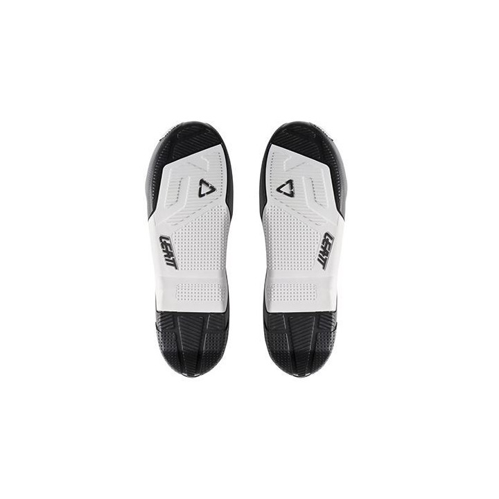 LEATT PODESZWA (PARA) DO BUTÓW CROSS 4.5/5.5 FLEXLOCK SOLE PAIR WHITE/BLACK