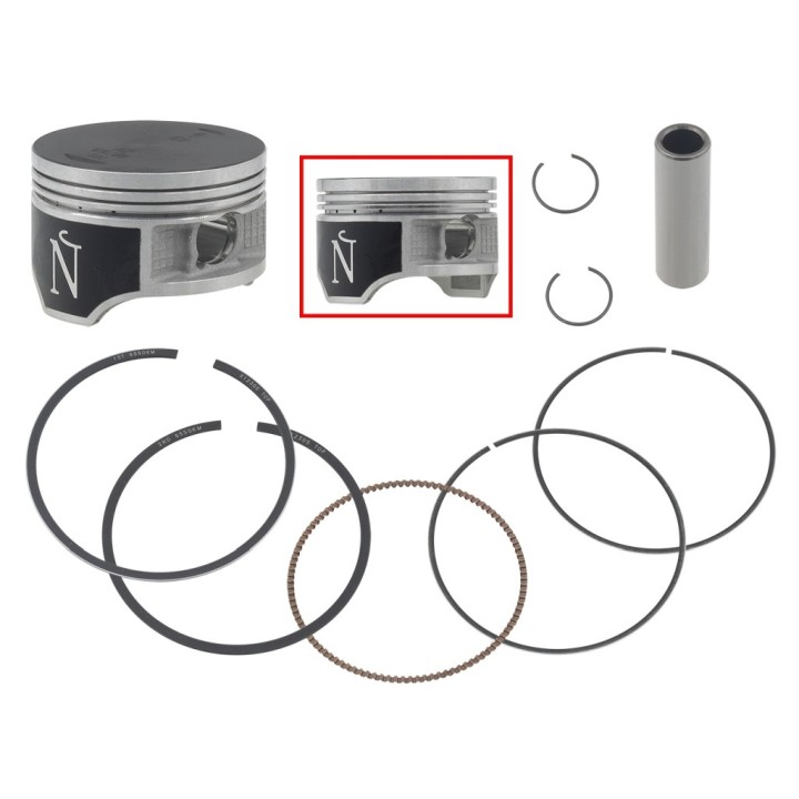 Silnik NAMURA tłok honda crf 230F '03-19, crf 230L/M '08-09 (= +0,50MM) (pierścienie NX-10230-2R) (66,0MM)