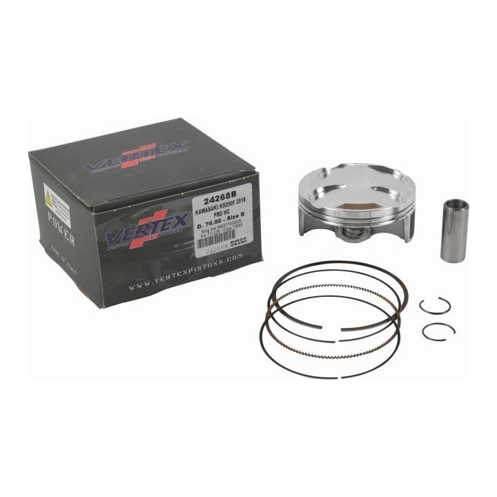 Silnik VERTEX tłok kawasaki kxf 250 (KXF250) '17-'19 pro hc gp racer (14,3:1=+,07) (76,96MM)