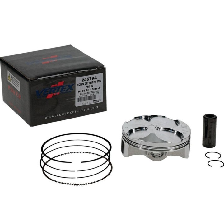 Silnik VERTEX tłok honda crf 250R/RX '22-'25 (hc 14,4:1) (78.98MM) (std. + 0,02MM)