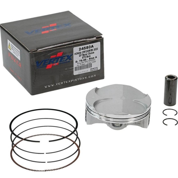 Silnik VERTEX tłok honda crf 250R/RX gp-racer '22-'25 (hc 14,4:1) (78.97MM) (std. + 0,01MM)