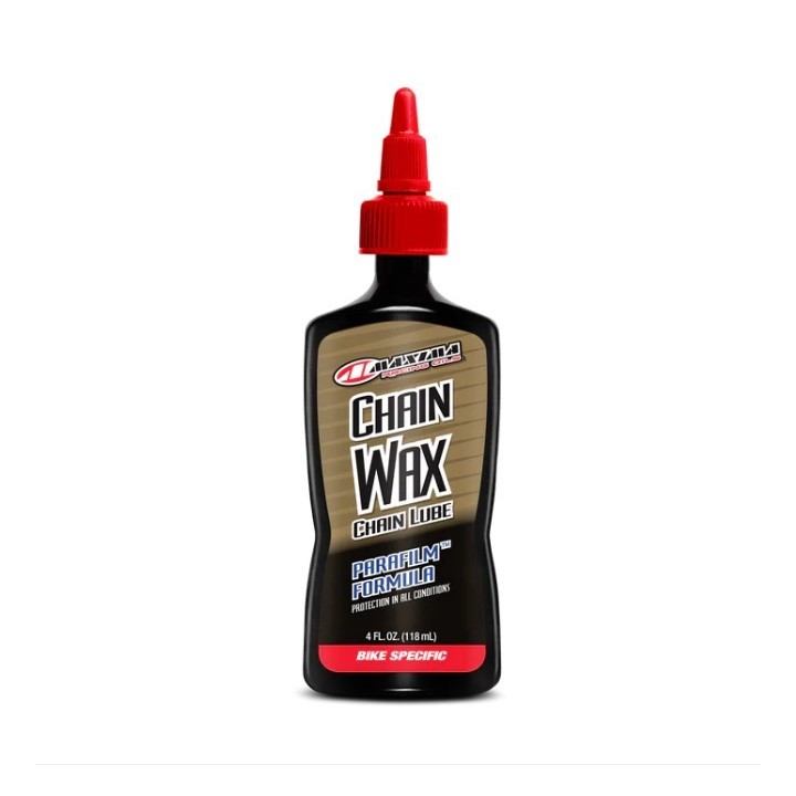MAXIMA RACING OILS OLEJ DO ŁAŃCUCHA ROWEROWY BIKE CHAIN WAX PARAFILM WAX FORMULA NA KAŻDE WARUNKI 118 ML (12) (AKC)