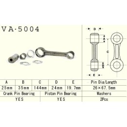 Silnik VESRAH korbowód honda cr 500 '87-'01 (VA5004) (made in japan)