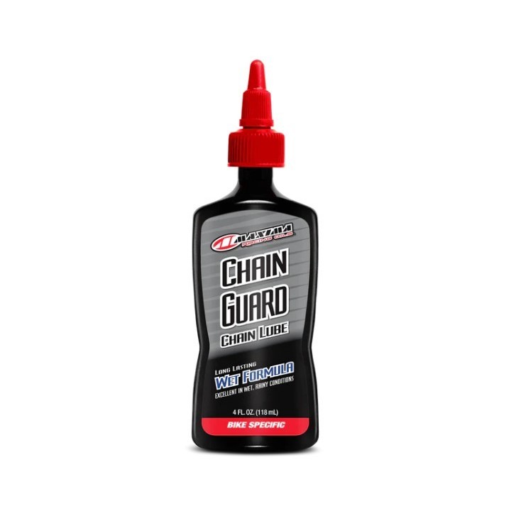 MAXIMA RACING OILS OLEJ DO ŁAŃCUCHA ROWEROWY BIKE SYN CHAIN GUARD WET FORMULA 118 ML NA MOKRE WARUNKI (12) (AKC)