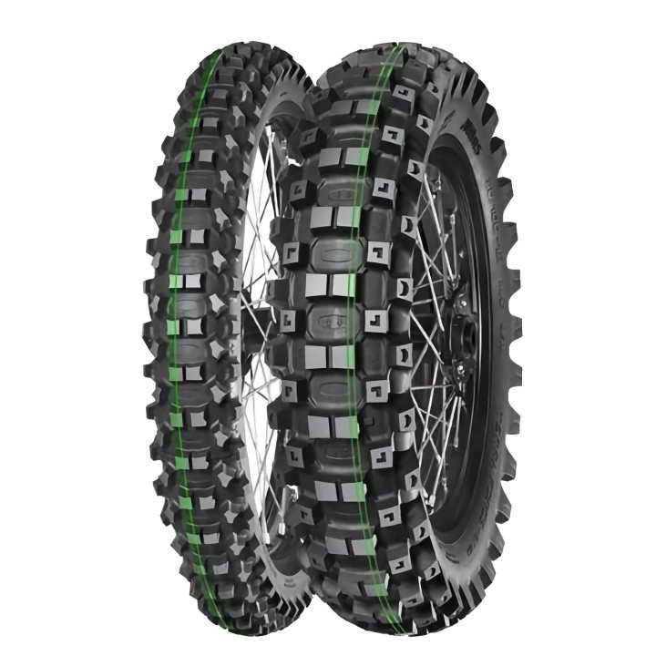 MITAS OPONA 120/100-18 TERRA FORCE-EX MH SUPER SOFT (PODWÓJNY ZIELONY PASEK) 68M TT TYŁ DOT 49-50/2025