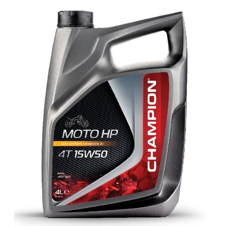 CHAMPION OLEJ SILNIKOWY MOTO HP 4T 15W50 4L MA2 PÓŁSYNTETYCZNY (AKC)