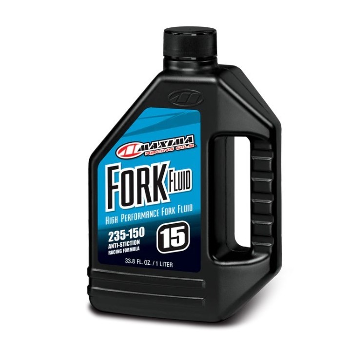 MAXIMA RACING OILS OLEJ DO TELESKOPÓW / AMORTYZATORÓW / ZAWIESZENIA RACING FORK FLUID 235/150, 15WT. 1 LITR (12) (AKC)