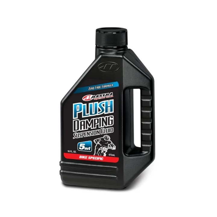 MAXIMA RACING OILS OLEJ DO AMORTYZATORÓW ROWEROWYCH PLUSH DAMPING SUSPENSION FLUID 5 WT 473 ML (12) (AKC)