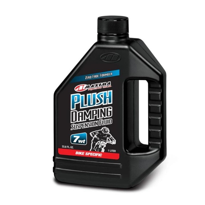 MAXIMA RACING OILS OLEJ DO AMORTYZATORÓW ROWEROWYCH PLUSH DAMPING SUSPENSION FLUID 7 WT 1 LITR (12) (AKC)