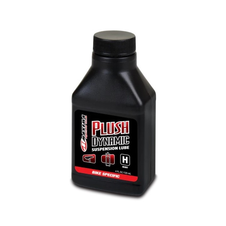 MAXIMA RACING OILS OLEJ DO AMORTYZATORÓW ROWEROWYCH PLUSH DYNAMIC HEAVY (NEW PRODUCT) 120 ML (AKC)