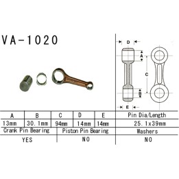 Silnik VESRAH korbowód honda trx 90 '93-'19 (VA1020) (made in japan)