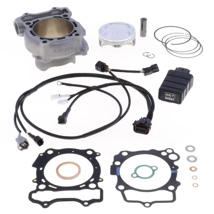 Silnik ATHENA cylinder kompletny z modułem zmiany map zapłonu yamaha yzf 250 '24, big bore 85MM (+8MM=304CCM) (cr 13.3:1)