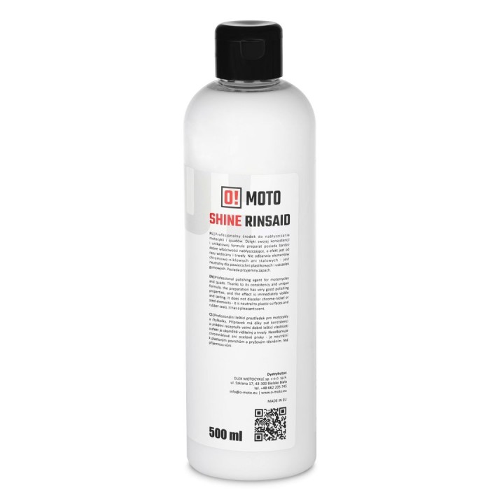 OMOTO MLECZKO DO NABŁYSZCZANIA MOTOCYKLA 500ML O! SHINE RINSAID (O!MOTO) (OLE-022)