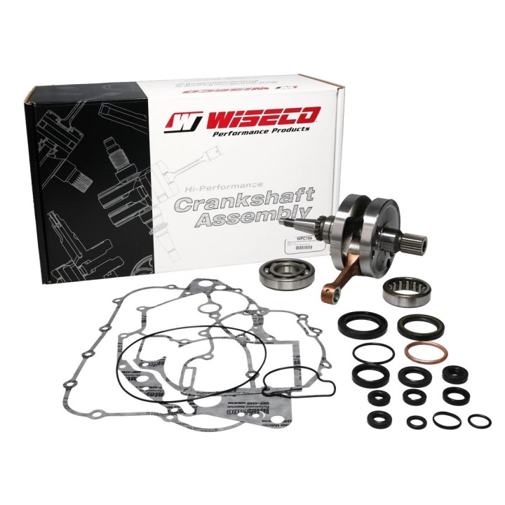 WISECO wał korbowy ktm SX 85 `03-'12 (z łożyskami i uszczelniaczami na wał oraz kompletem uszczelek na dół silnika)