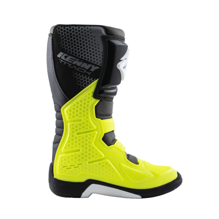 KENNY RACING BUTY CROSS/ENDURO MODEL TRACK WHITE/NEON YELLOW