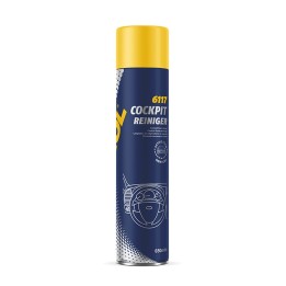 MANNOL PLAK COCKPIT REINIGER NEW CAR-SPRAY DO CZYSZCZENIA KOKPITU, ZAPACH ŚWIEŻOŚCI 650ML (6117) (12)