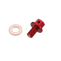 Silnik ACCEL śruba kontroli poziomu oleju w skrzyni biegów honda crf 250R/X '02-18, 450R '02-16, 450X '05-18 (z magnesem)