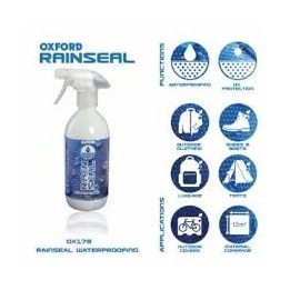 OXFORD WYPRZEDAŻ ŚRODEK DO IMPREGNACJI WODOODPORNEJ MATERIAŁÓW TEKSTYLNYCH RAIN SEAL 500ML, WATERPROOFING SPRAY
