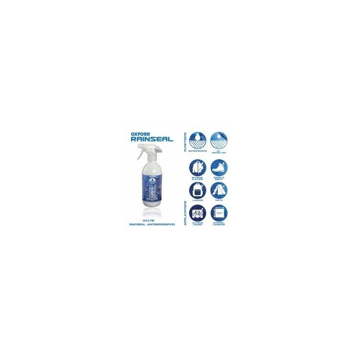 OXFORD WYPRZEDAŻ ŚRODEK DO IMPREGNACJI WODOODPORNEJ MATERIAŁÓW TEKSTYLNYCH RAIN SEAL 500ML, WATERPROOFING SPRAY