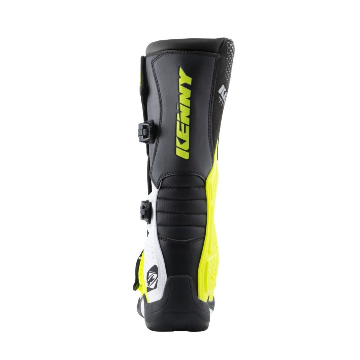 KENNY RACING BUTY CROSS/ENDURO MODEL TRACK WHITE/NEON YELLOW