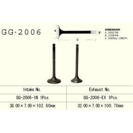 Silnik VESRAH zawór wydechowy yamaha yfm 350 '87-'99 wolverine/ big bear , sr 250 '80-82' (1 na pojazd) (oem: 3Y1-12121-00,3Y1-…