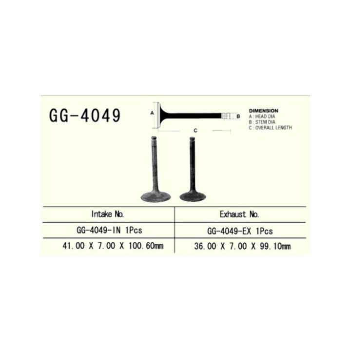 Silnik VESRAH zawór wydechowy kawasaki kvf 360 '03-'13 (1 na pojazd) (oem: 12005-1326) (1SZT.) (made in japan)