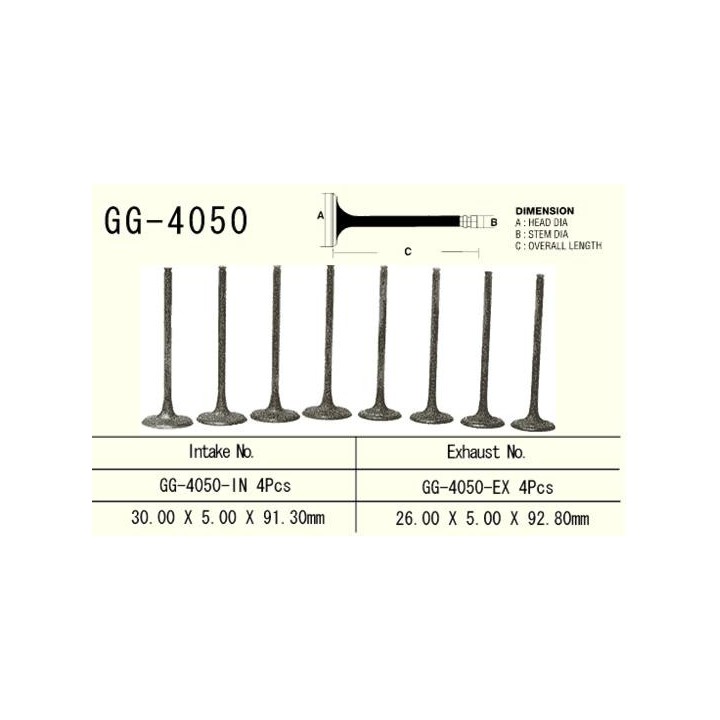 Silnik VESRAH zawór wydechowy kawasaki kvf 650/700/750 '02-'17 (oem: 12004-1155) (1SZT.) (made in japan)