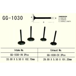 Silnik VESRAH zawór ssący honda trx 400 ex '99-'08, XR 400 '96-'06 , trx 500 fga/fpa '04-'14 (2 na pojazd) (oem: 14711-HN2-000,…