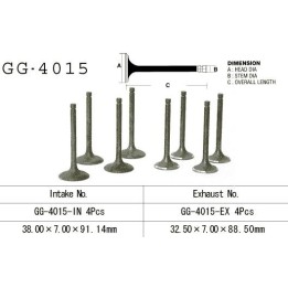 Silnik VESRAH zawór ssący kawasaki klr 650 '87-'09, gpz 1100 unitrak '83-'85, zn 1100B ltd '84-85' (oem: 12004-1021,12004-1087)…