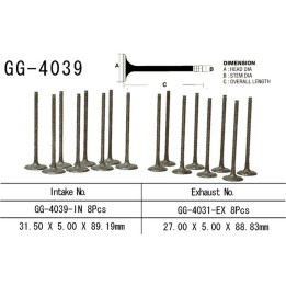 Silnik VESRAH zawór ssący kawasaki zz-r 1100/1200 '90-'05, zrx 1100/1200 '99-'05, gpz 1100 '95-'97 (oem: 12004-1093) (1SZT.) (m…