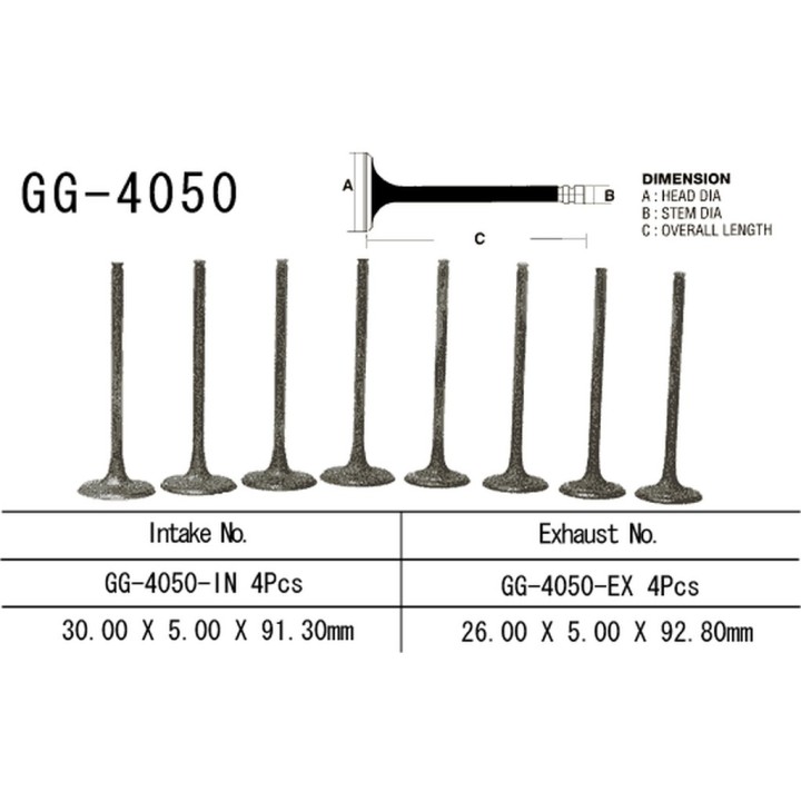 Silnik VESRAH zawór ssący kawasaki kvf 650/700/750 '02-'17 (oem: 12004-0717,12004-1146) (1SZT.) (made in japan)