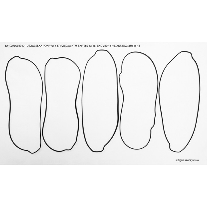 Silnik ATHENA uszczelka pokrywy sprzęgła ktm sxf 250 '13-'16, EXC 250 '14-'16, xsf/exc 350 '11-'15 (zewnętrzna o-ring), oem, 77…